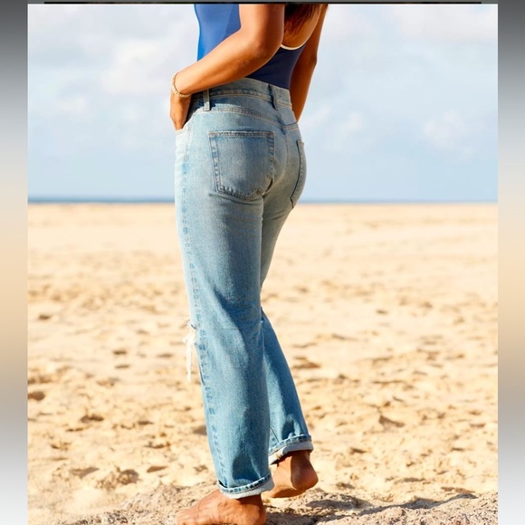 Outerknown S.E.A. Cali Vintage Straight Button Fly Organic Cotton Jeans 32 NWT - Picture 4 of 10